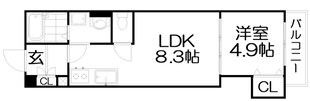 クレアール大久保町の物件間取画像